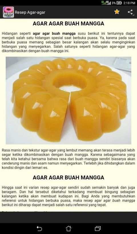 Resep Kue Agar Agar screenshot 2