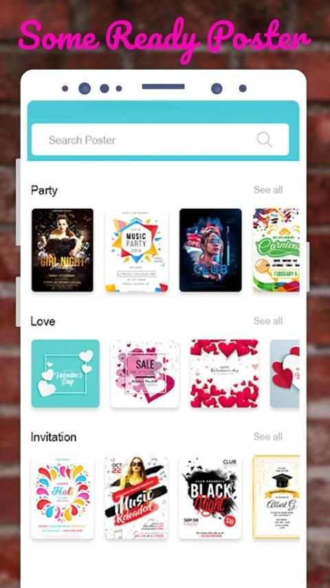 Poster Maker - Poster Designer स्क्रीनशॉट 3