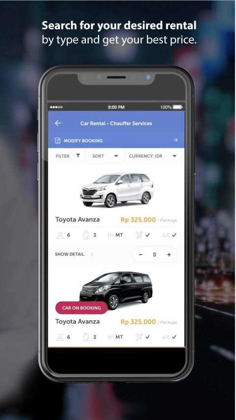 TRAC To Go – Rental Mobil & Bus screenshot 3