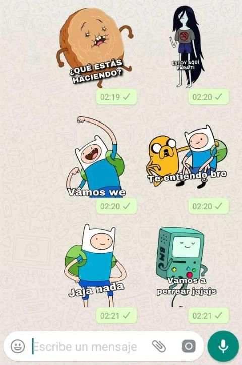 Stickers Hora de Aventura para WhatsApp (español) screenshot 2