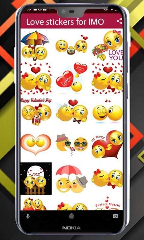 Love Stickers for IMO screenshot 4