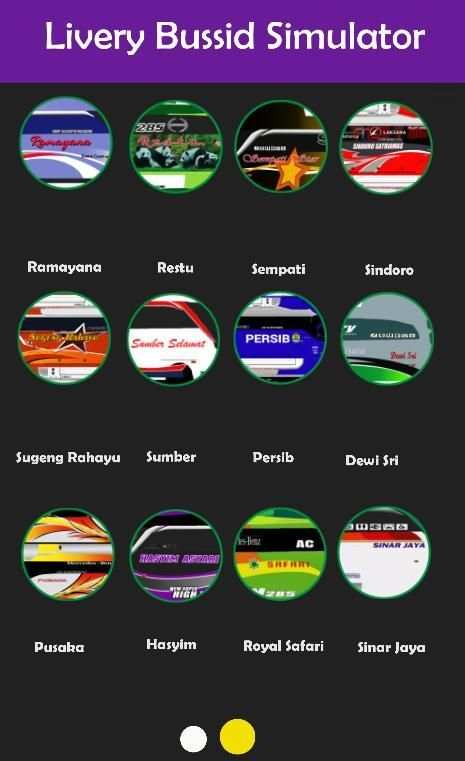 Livery bussid Indonesia Terupdate screenshot 1