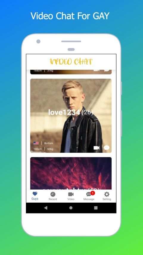 vichat - gay video chat app स्क्रीनशॉट 1