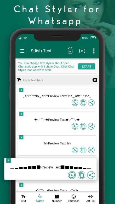 Chat Styles for WhatsApp : Stylish Text Message स्क्रीनशॉट 5