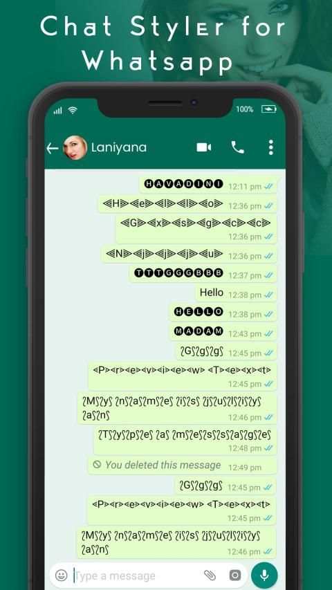 Chat Styles for WhatsApp : Stylish Text Message स्क्रीनशॉट 4