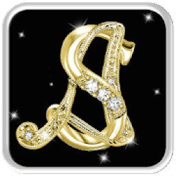 Golden Name Craft Live Wallpaper आइकन