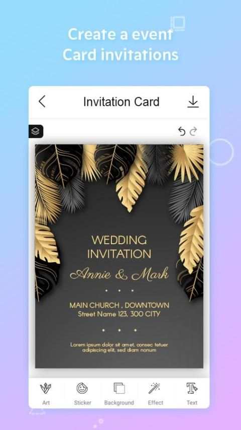Invitation Maker : Invitation Card Maker screenshot 2