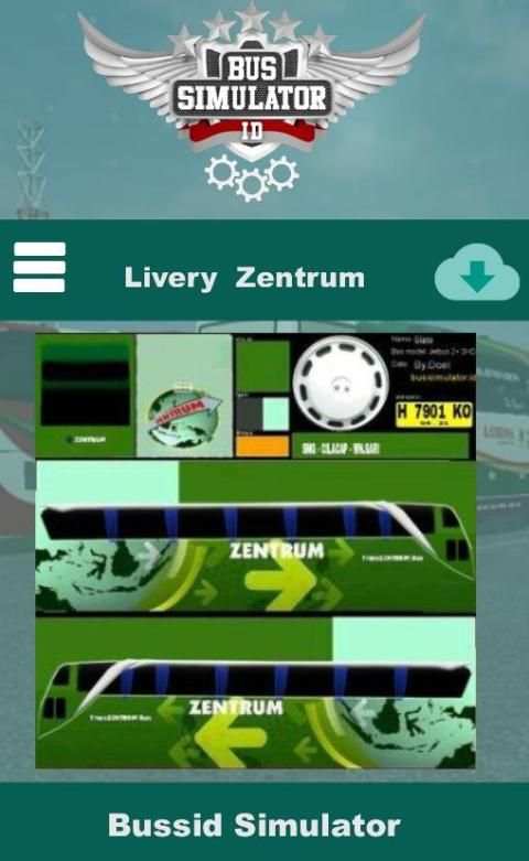 Livery Bussid Zentrum screenshot 4