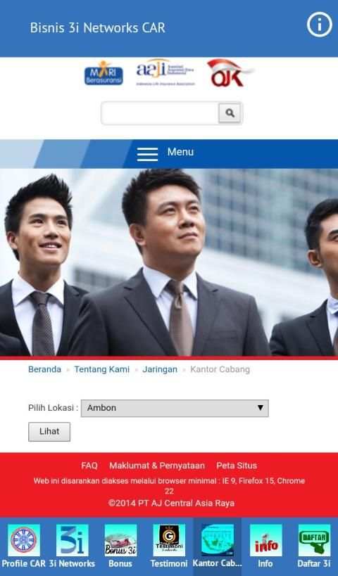 Bisnis 3i Networks CAR screenshot 3