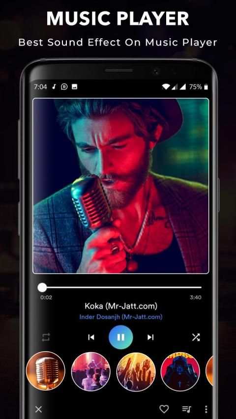 Musically: Music Player स्क्रीनशॉट 1