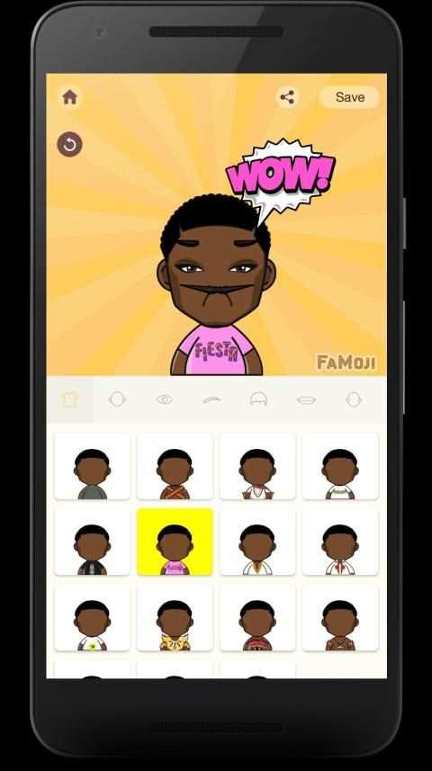 FaMoji Maker - Face Moji Meme for African Emoticon screenshot 7