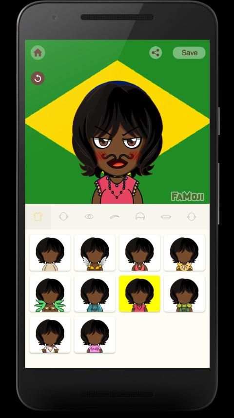 FaMoji Maker - Face Moji Meme for African Emoticon screenshot 4