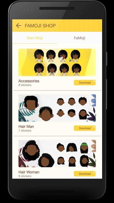 FaMoji Maker - Face Moji Meme for African Emoticon screenshot 2