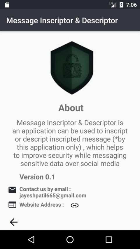 Message inscriptor & descriptor स्क्रीनशॉट 1