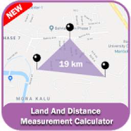 Land and Distance Calculator Fields Area Measure