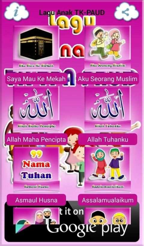 Kumpulan Lagu TK-TPA-PAUD screenshot 3