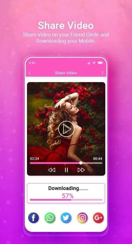 Video me gana Badle - Audio Video Mixer screenshot 1