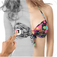 Sexy Bikini Models Coloring By Number For Adult