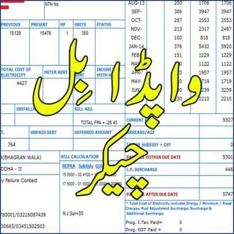 Wapda Bill Checker Pakistan स्क्रीनशॉट 2