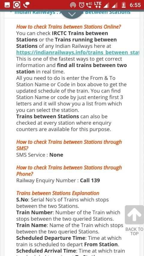 INDIAN RAILWAYS INFO screenshot 1