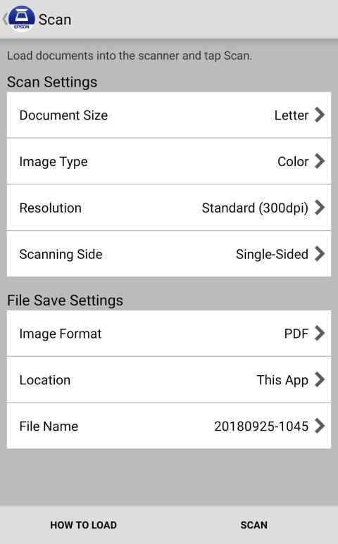 Epson DocumentScan स्क्रीनशॉट 4