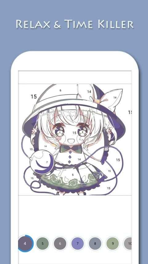 Anime - Paint by Numbers screenshot 6