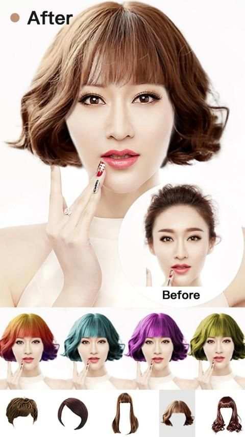 Hair Style Salon&Color Changer स्क्रीनशॉट 4