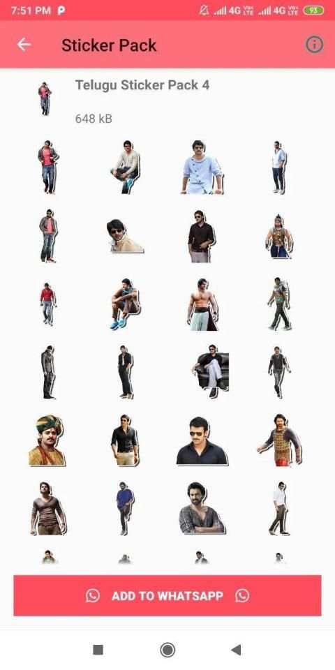 Telugu Sticker for Whatsapp - Telugu WAStickerApps screenshot 2