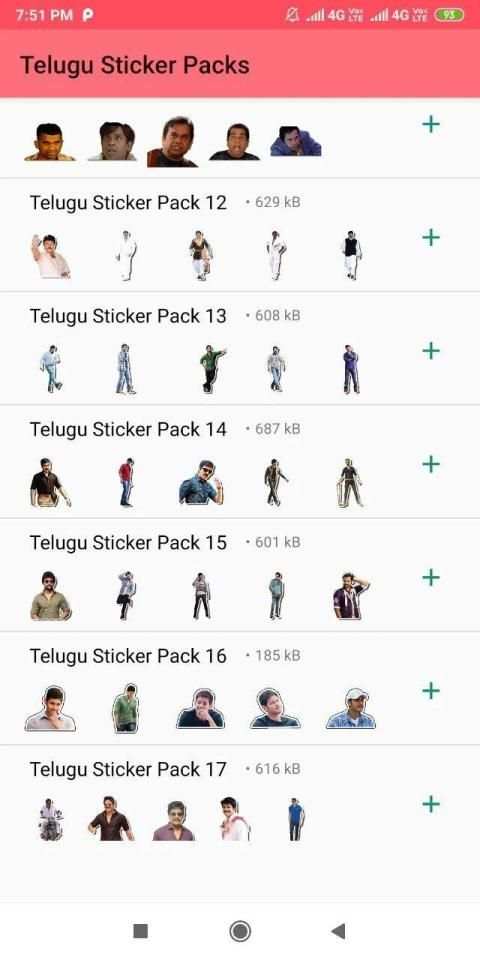 Telugu Sticker for Whatsapp - Telugu WAStickerApps screenshot 4