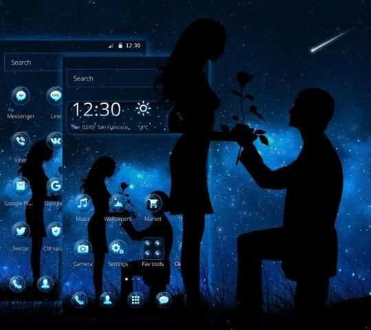 ★ LOVE NIGHT THEME ★ screenshot 5