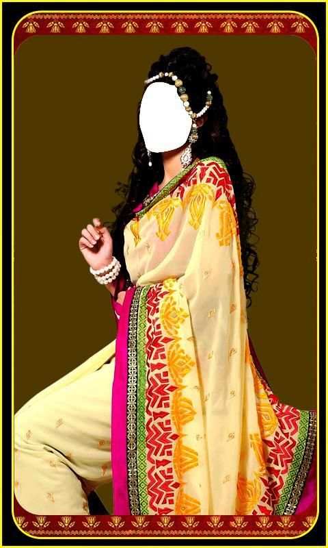 Women Saree Photo स्क्रीनशॉट 1