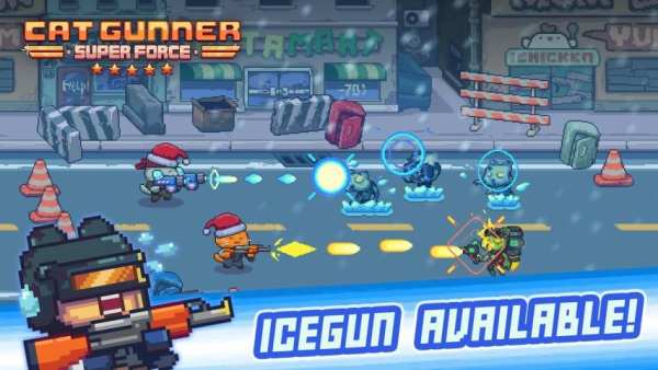 Cat Gunner: Super Force (Pixel Zombie Shooter) screenshot 4