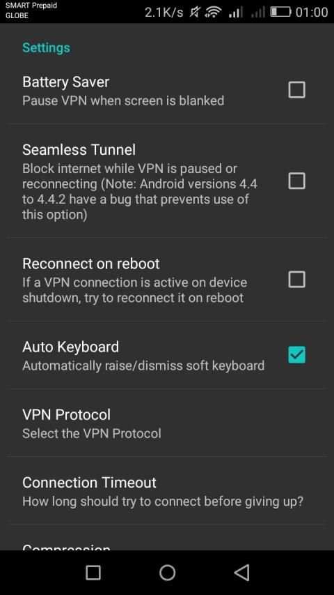 Cashy VPN screenshot 1