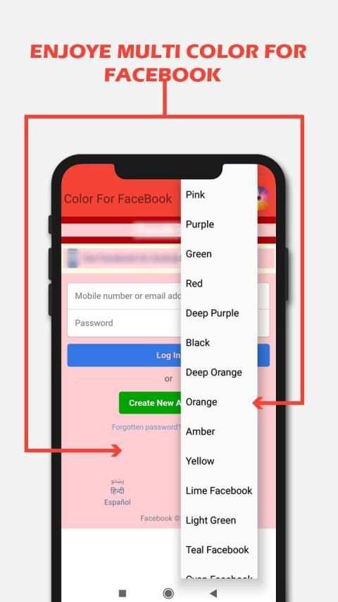 Lite for Facebook | Multi color for FB screenshot 3