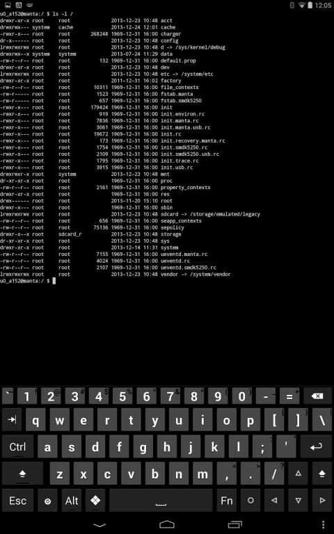 Hacker's Keyboard screenshot 3