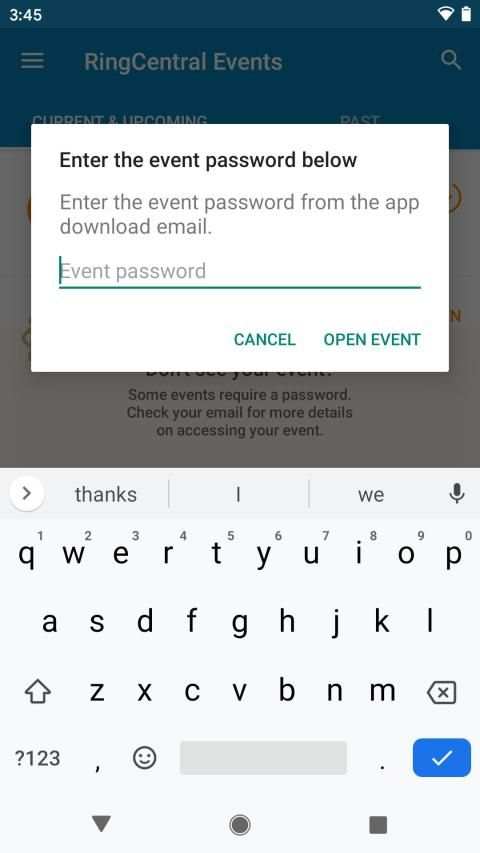 RingCentral Global Events App screenshot 1