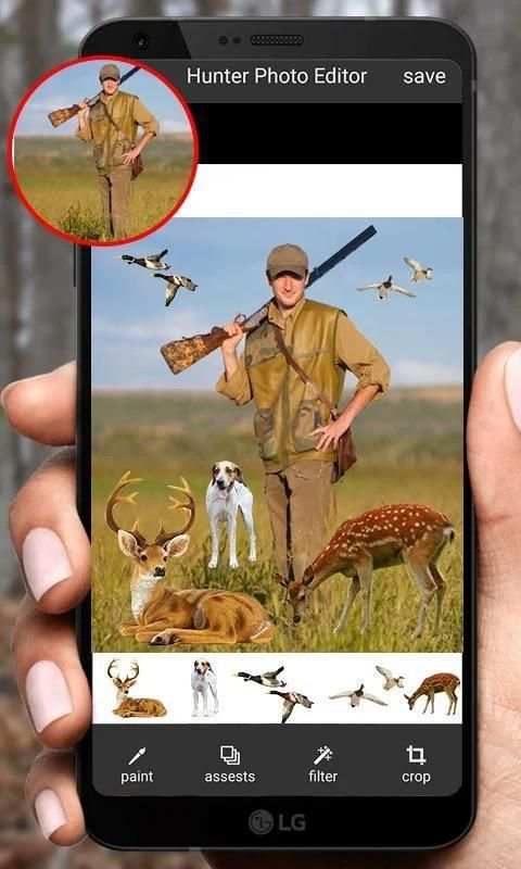 Make Me Real Hunter - Hunting Man Photo Editor स्क्रीनशॉट 4