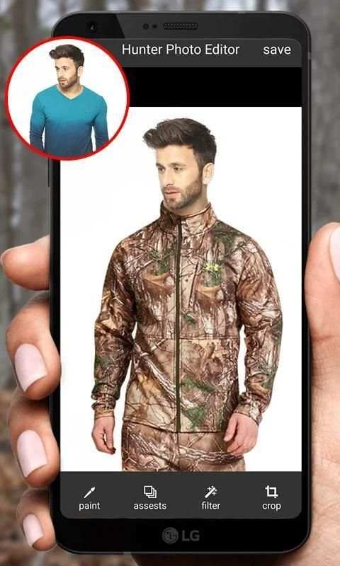 Make Me Real Hunter - Hunting Man Photo Editor स्क्रीनशॉट 2