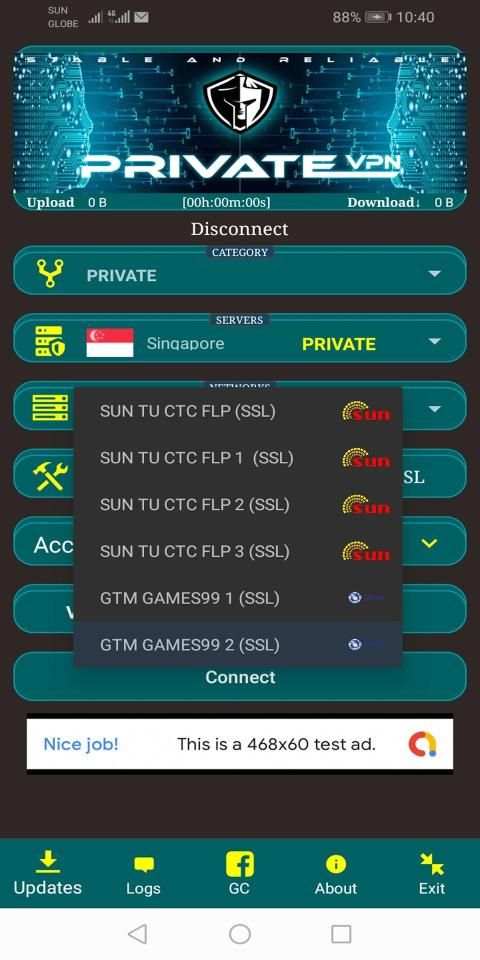 PRIVATE VPN -Fast & Stable Servers स्क्रीनशॉट 2