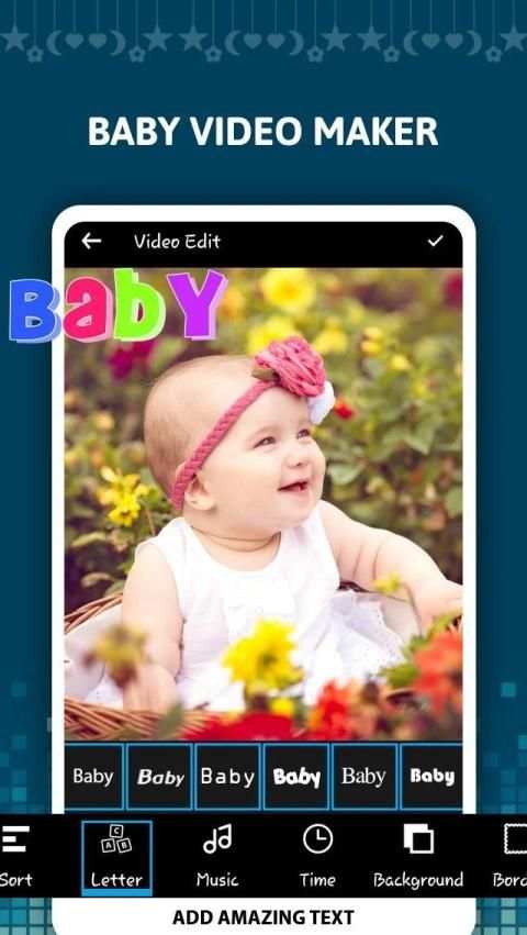 Baby Video Maker स्क्रीनशॉट 2