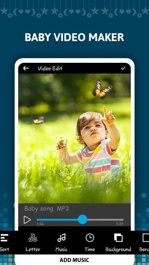 Baby Video Maker स्क्रीनशॉट 4