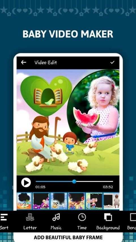 Baby Video Maker स्क्रीनशॉट 3