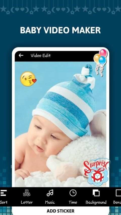 Baby Video Maker स्क्रीनशॉट 5