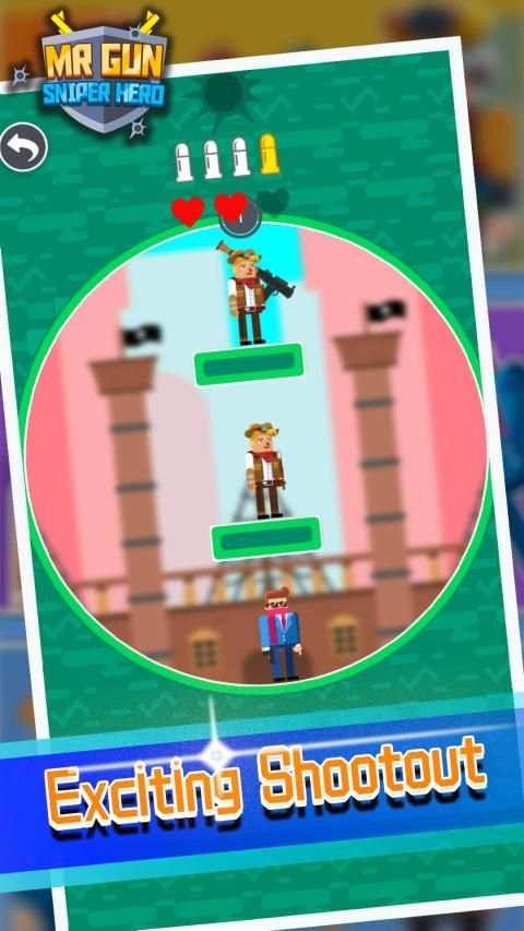 Mr Gun Sniper Hero screenshot 2