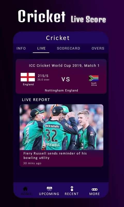 Cricket Love Guru-Live Cricket Scores & News स्क्रीनशॉट 7