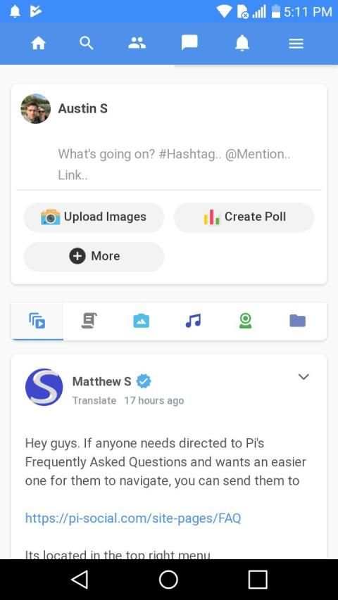 Pi Social screenshot 2