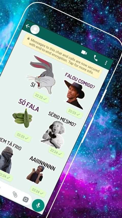 Figurinhas com Frases para WhatsApp screenshot 4