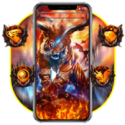 Legend Fire Tiger Theme आइकन