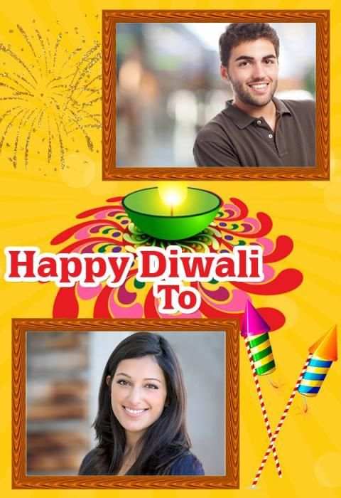 Happy Diwali Photo Collage Creator - Diwali Frame स्क्रीनशॉट 3