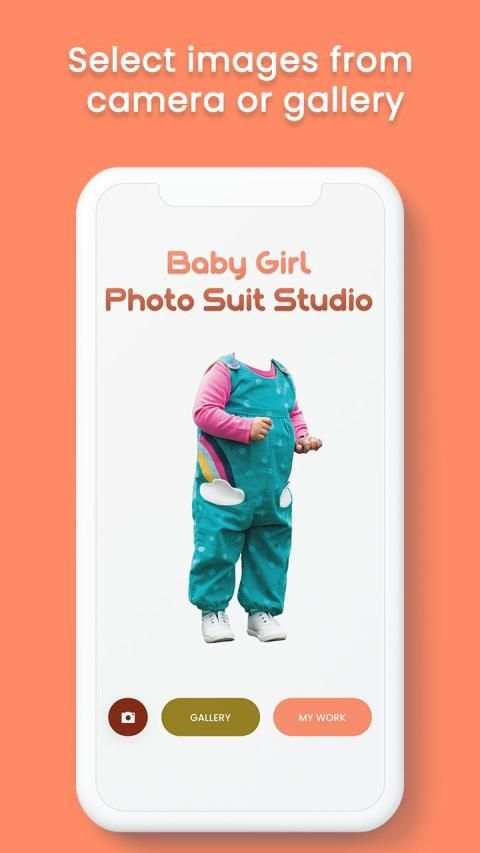 Baby Girl Photo Suit Studio screenshot 8
